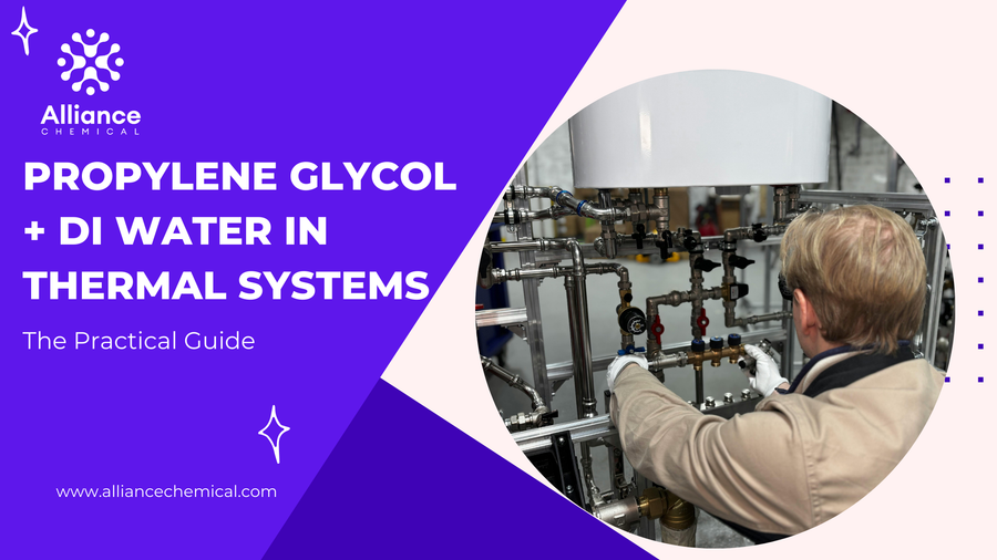 Propylene Glycol + DI Water in Thermal Systems: The Practical Guide — Alliance Chemical