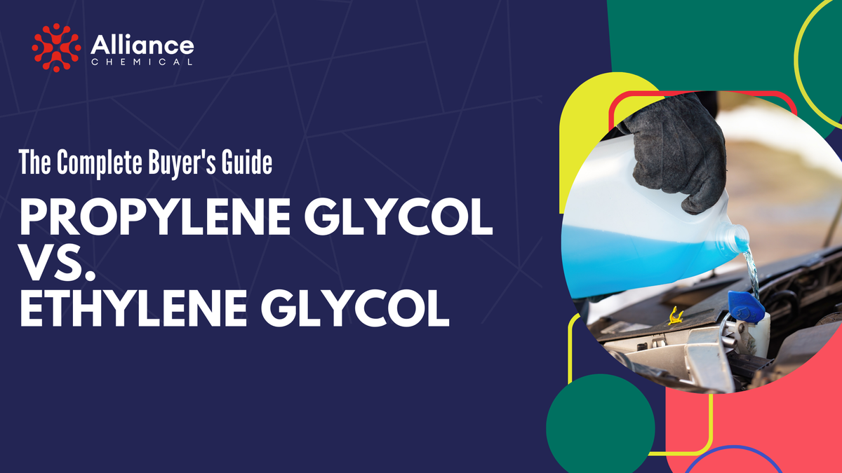 Propylene glycol vs ethylene glycol complete buyers guide for HVAC food processing and industrial applications