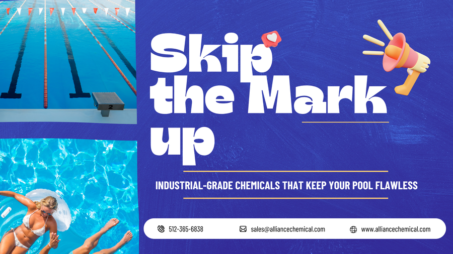 Skip the Pool Store Markup: Industrial-Grade Chemicals That Keep Your Pool Flawless — Alliance Chemical