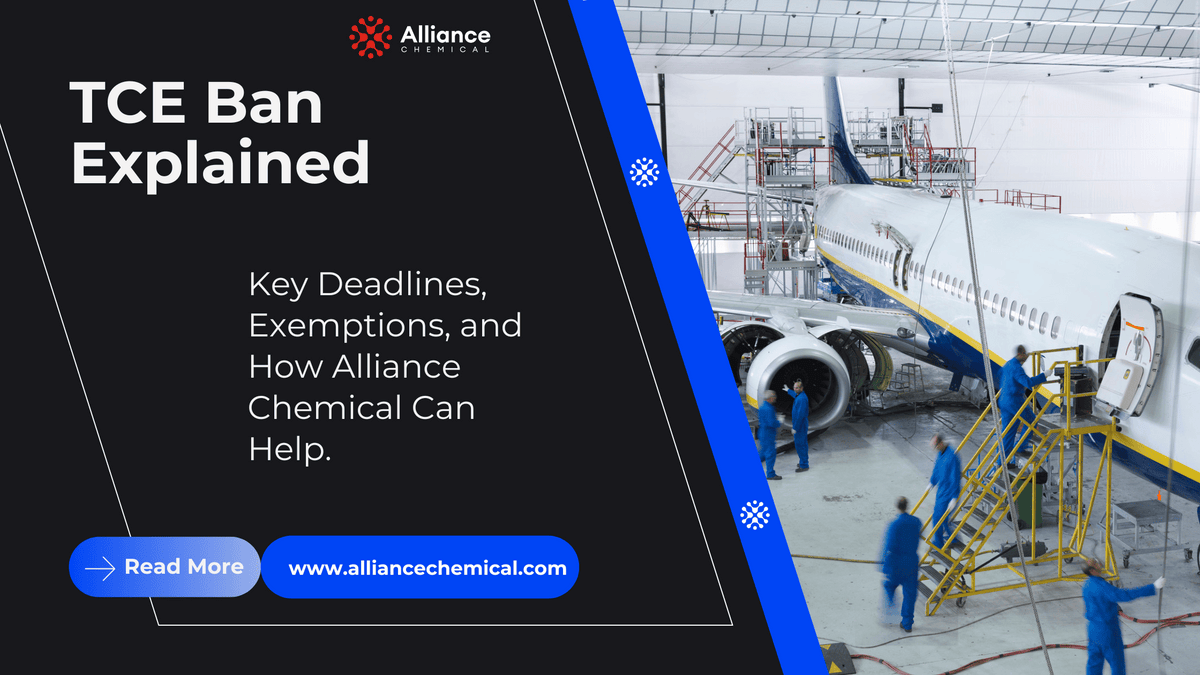 TCE Ban Explained: Can You Still Buy Trichloroethylene? — Alliance Chemical