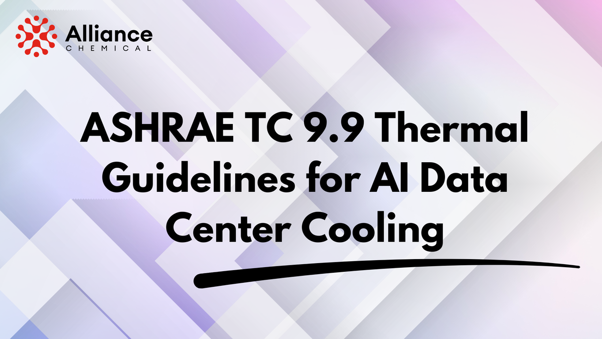 ASHRAE TC 9.9 thermal guidelines for AI data center cooling