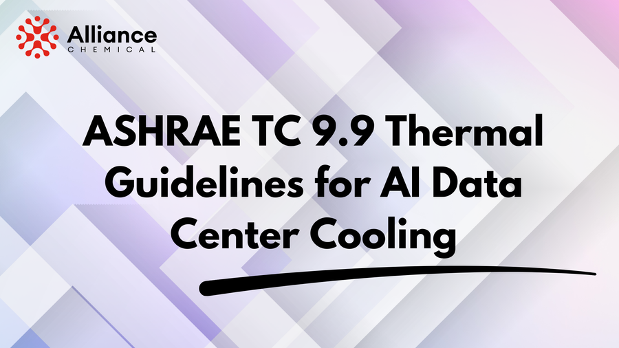 ASHRAE TC 9.9 thermal guidelines for AI data center cooling