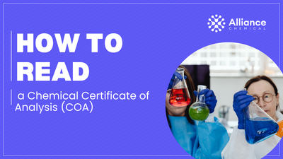 How to Read a Chemical Certificate of Analysis (COA)
