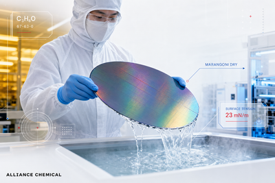 Isopropyl Alcohol in Semiconductor Manufacturing: Wafer Cleaning, Marangoni Drying & Grade Selection