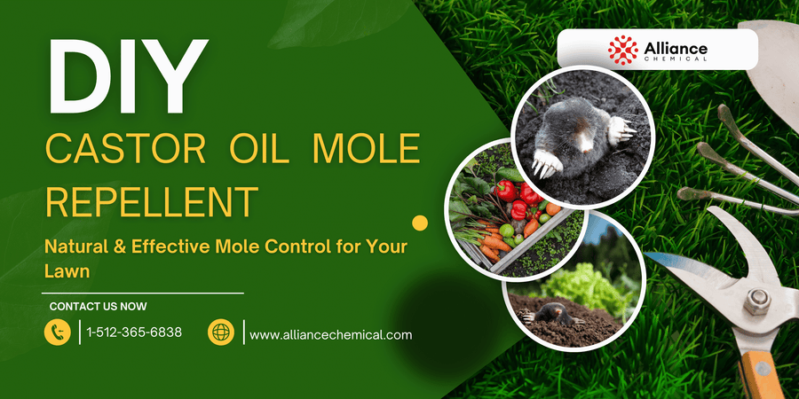 DIY Castor Oil Mole Repellent: Natural & Effective Mole Control for Your Law — Alliance Chemical