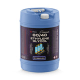 15-gallon plastic pail of Alliance Chemical Ethylene Glycol 60/40 with white screw cap and handle.