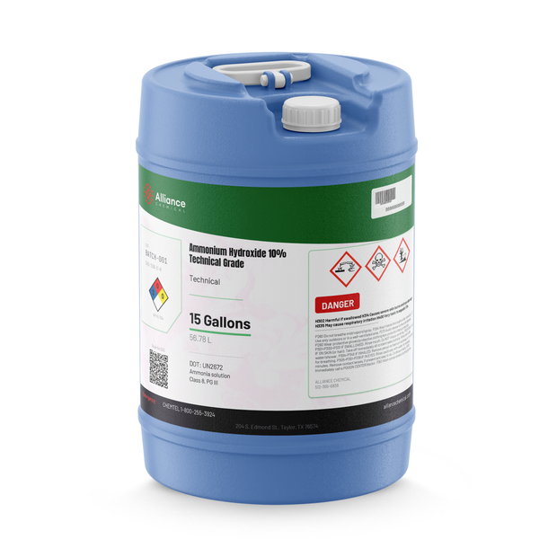 Ammonium Hydroxide 10% Technical Grade