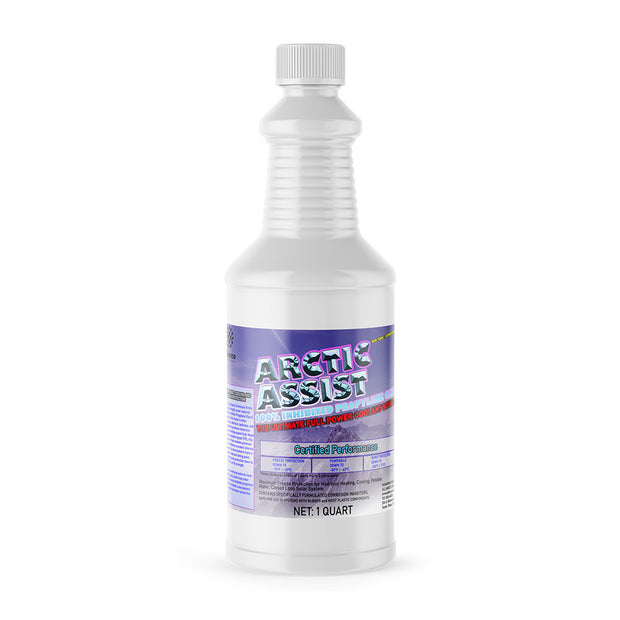 One 1-quart plastic bottle of Alliance Chemical Arctic Assist with a white screw cap and product label.