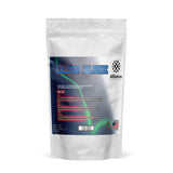 One 5-lbs bag of Alliance Chemical Calcium Chloride with product label and made in the USA logo.