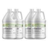 4-gallon set of Alliance Chemical 190-proof denatured alcohol 3A in HDPE jugs with NFPA diamond labels and, green-labeled