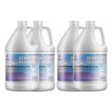 4-gallon set of Alliance Chemical 190-proof denatured alcohol 3C in HDPE containers with flammable/health hazard warnings