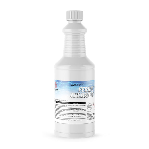 Ferric Chloride 40% Solution in 1-gallon jug — industrial wastewater clarification and electronics etching