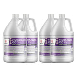 4x1-gallon HDPE jugs of 5% Hydrochloric Acid technical grade, purple-labeled with Alliance Chemical branded