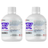 2x1L bottles of 20% Nitric Acid (UN2031) in HDPE containers, CAS#7697-37-2, Alliance Chemical