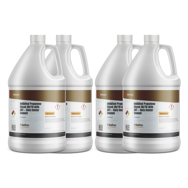Inhibited Propylene Glycol 30/70 with OAT Inhibitor — Data Center Coolant