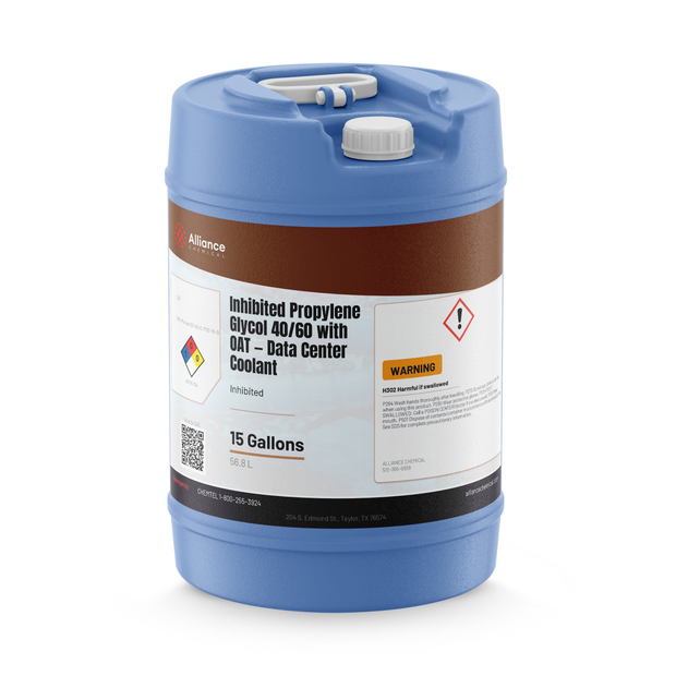 Inhibited Propylene Glycol 40/60 with OAT Inhibitor — Data Center Coolant