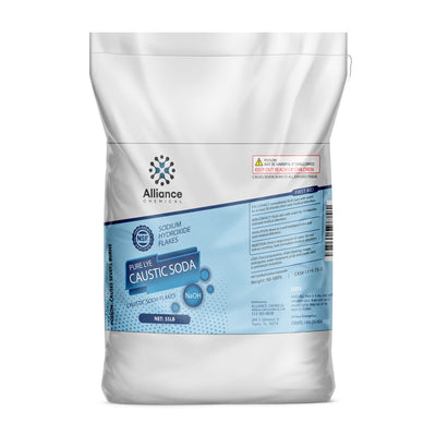 Sodium Hydroxide Flakes - 1 Bag (55 lbs.)