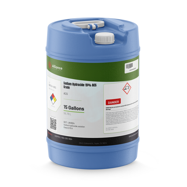 Sodium Hydroxide 15% ACS Grade