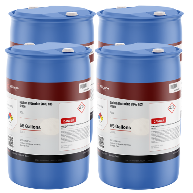 Sodium Hydroxide 20% ACS Grade
