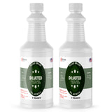 Alliance Chemical 5% diluted acetic acid food grade in clear 1 quart plastic bottle with white cap