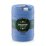 Alliance Chemical 5% diluted acetic acid food grade in blue 15-gallon HDPE pail with secure cap
