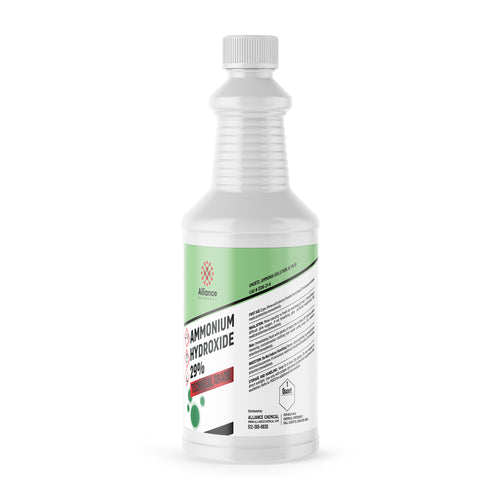 Ammonium Hydroxide 29% Technical Grade in a 1-gallon bottle — industrial neutralizer and chemical synthesis reagent