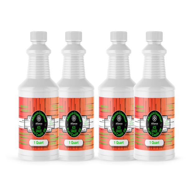 Alliance Chemical ACS Grade Pure Castor Oil, 4-pack of 1-quart bottles