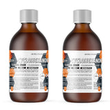 Two 1-liter bottles of Alliance Chemical Cyclohexanone Technical Grade with silver caps and safety label.