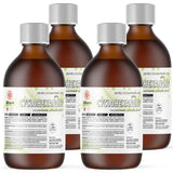 1-Liter amber glass bottles of ACS-grade Cyclohexanone with NFPA health/fire labels, and Alliance Chemical safety information