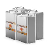 4x1-quart stainless steel canisters of food-grade D-Limonene citrus solvent, Alliance Chemical brand