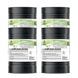 Alliance Chemical 55-gallon black steel drums of 190-proof denatured alcohol 3A, NFPA diamond, and flammability warning