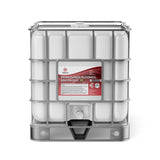 Alliance Chemical 275-gallon IBC tote of Alliance denatured alcohol 200-proof 3C with NFPA diamond, metal cage framework