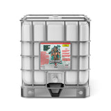 One 275-gallon tote of Alliance Chemical Drain Hammer - Sulfuric Acid Drain Cleaner with a steel cage and label.