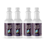 Four 1-quart plastic jugs of Alliance Chemical Ethylene Glycol 60/40 with white screw caps and product labels