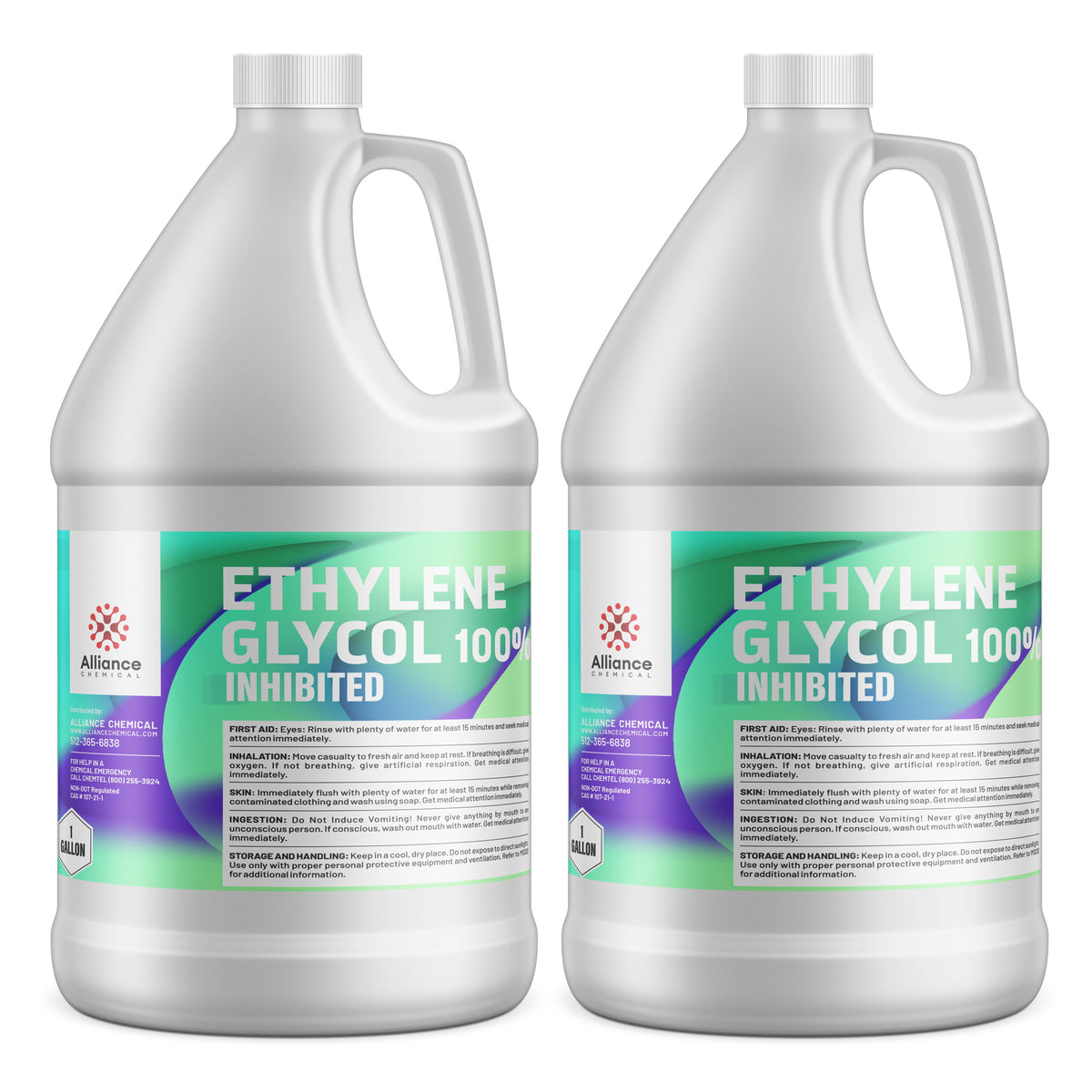 Alliance Chemical 100% Ethylene Glycol Inhibited in 2-gallon HDPE jugs