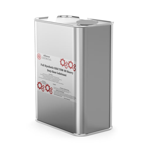 Alliance Chemical full synthetic SAE 75W-90 heavy duty gear lubricant in 1-quart metal canister