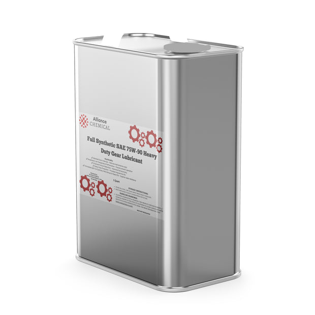 Alliance Chemical full synthetic SAE 75W-90 heavy duty gear lubricant in 1-quart metal canister