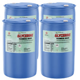 55-gallon blue drums of Technical Grade Glycerine, organic palm-derived, 99.5% purity, Alliance Chemical