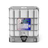 Alliance Chemical 330-gallon plastic tote of Hydrochloric Acid 37% Technical Grade with steel cage and label.