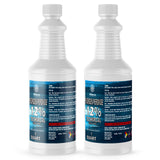 1-quart bottles of Alliance Chemical 12% Technical Grade Hydrogen Peroxide in HDPE containers with blue labels and NFPA