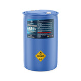 55-gallon HDPE drum of 12% Technical Grade Hydrogen Peroxide with Oxidizer 5.1 hazard diamond, Alliance Chemical branded