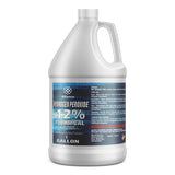 1-gallon HDPE jug of Alliance Chemical Hydrogen Peroxide 12% Technical Grade with a white cap and product label