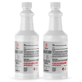 Two 1-quart bottles of Alliance Chemical 3% Technical Grade Hydrogen Peroxide in HDPE containers with safety labeling