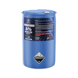 55-gallon HDPE drum of 6% ACS-grade hydrogen peroxide with corrosive warning label, Alliance Chemical brand, double-bung lid