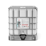 Alliance Chemical 275-gallon HDPE tote of Isopropyl Alcohol 91% USP Grade with metal cage and label.