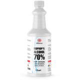 Isopropyl Alcohol 70% USP Grade in 1-gallon HDPE bottle — industrial solvent formulation