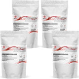 Four 5-lb bags of Alliance Chemical Magnesium Hydroxide Technical Grade with labels and tear notches.