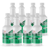 8 quart bottles of technical-grade methanol in HDPE containers flammable warning symbols, Alliance Chemical