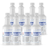 1-quart plastic bottles of technical-grade Methyl Isobutyl Ketone (MIBK) with NFPA safety labels, flammability warnings