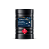 One 55-gallon steel drum of Alliance Chemical Amyl Acetate ACS Grade with a blue label.